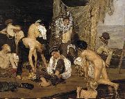Max Liebermann At the swimming bath Germany oil painting artist